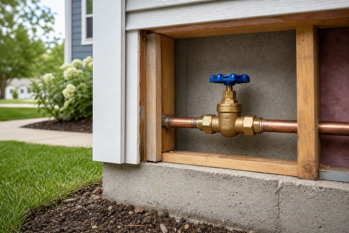 Illustration related to Where to Find Your Home's Main Water Shutoff Valve