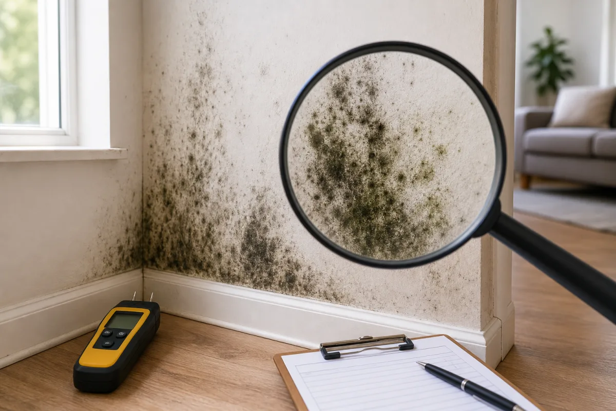 Illustration related to How to Tell Whether Mold in Your Home Needs Professional Removal