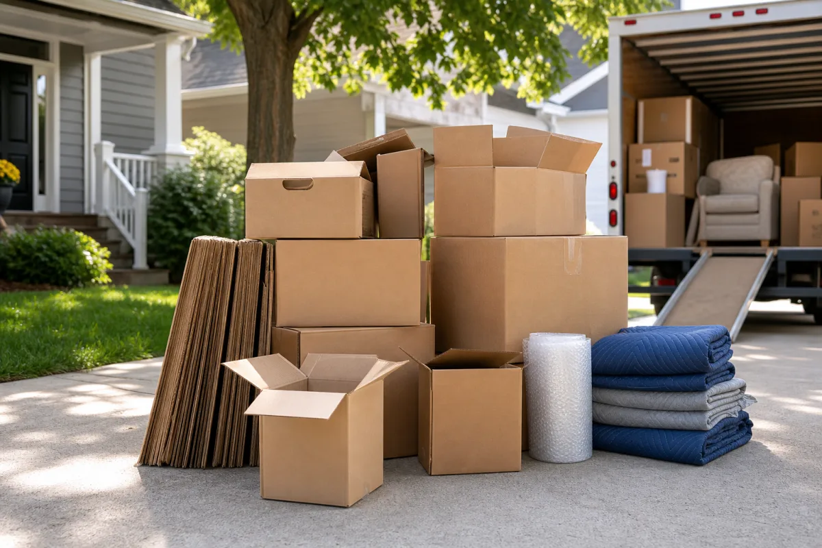 Illustration related to Where to Get Free Moving Boxes Near You