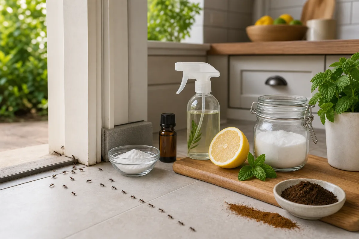 Illustration related to How to Stop Ants From Coming Into Your Kitchen Without Spraying Indoors